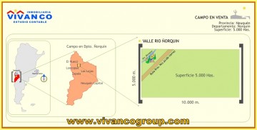 Campo 5.000 has. - El Huecú - Provincia de Neuquén