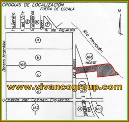 Se vende Lote de 21.000 m2.  con costa Río Neuquén - Neuquén capital