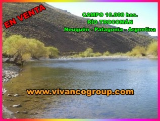 Campo de 10.000 has. - Río Trocomán - Cordillera de los Andes - Provincia de Neuquén