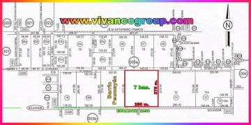 Se vende Fracción urbana de 7 has. - Ecuador al 3.000 - Cipolletti - Provincia de Río Negro - Patagonia - Argentina