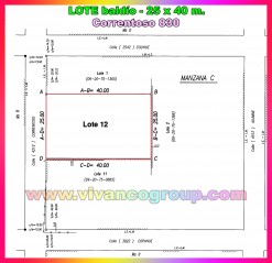 Se alquila Lote de 1.000 m2. - Correntoso al 800 - Neuquén capital