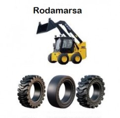 12x16 macizo + llanta SOLID Tire rodamarsa