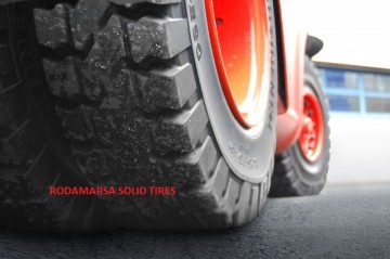 12x16 macizo + llanta SOLID Tire rodamarsa