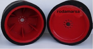 rueda solida maciza 650-10 RODAMARSA TIRES