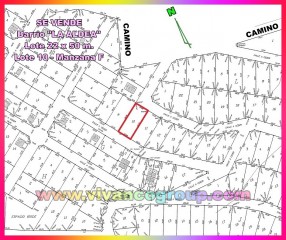 Lote 1.100 m2. - Doble frente - Bº La Aldea - Localidad de Aluminé