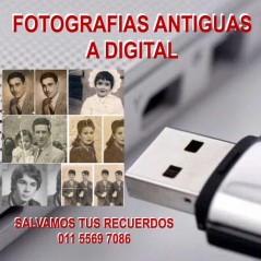 Fotografías Antiguas a Pendrive Mejoradas. Scanner Laser