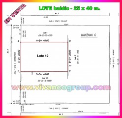 Se vende Lote 1.000 m2. - Correntoso al 800 - Neuquén capital