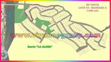 Se vende Lote 1.000 m2. en Barrio La Aldea de Aluminé, Provincia de Neuquén