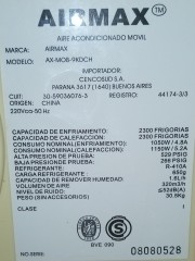 Aire acondicionado portatil (usado) 