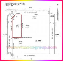 Se vende Lote esquina 12,50 x 31 m. - Los Barreales y Río Bermejo - Zona La Anónima - Plottier