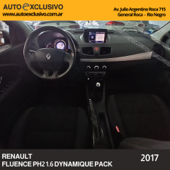 RENAULT FLUENCE PH2 1.6 DYNAMIQUE PACK SEDAN 4 PTAS 2017