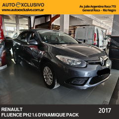 RENAULT FLUENCE PH2 1.6 DYNAMIQUE PACK SEDAN 4 PTAS 2017