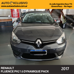 RENAULT FLUENCE PH2 1.6 DYNAMIQUE PACK SEDAN 4 PTAS 2017