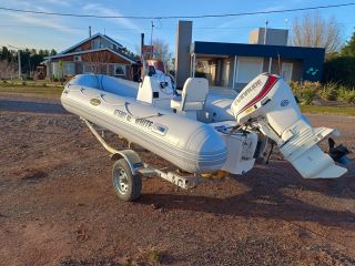 SEMIRIGIDO OLIMPIC MARINE 4.60 MOTOR EVINRUDE 60 HP