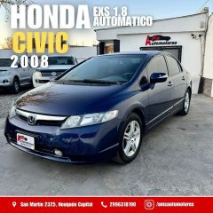 HONDA CIVIC EXS 1.8 AT.