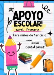 TALLER DE APOYO ESCOLAR PARA NIVEL PRIMARIO.