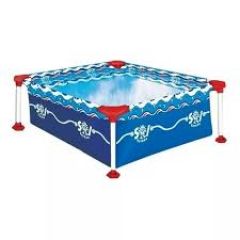 Pileta estructural rectangular Sol de Verano Sol 100 con capacidad de 500 litros de 1.3m de largo x 0.95m de ancho azul