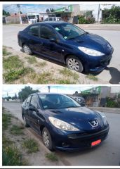 Vendo Peugeot 207 sedán 2009 color azul.