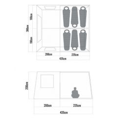 Carpa Estructural Waterdog Expedition 6 Plus