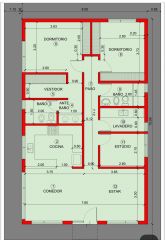 Vendo Terreno Loteo Emanuel 1, con base de 08 x 13 mts para  construcción de casa.