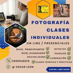 FOTOGRAFÍA  - CLASES PERSONALIZADAS