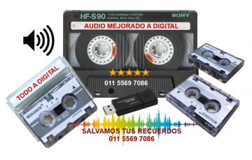 AUDIO CASSETTE a Pendrive. Audio Mejorado.