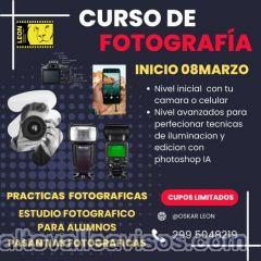 CURSO FOTOGRAFIA PARA PRINCIPIANTES Y PERFECCIONAMIENTO.